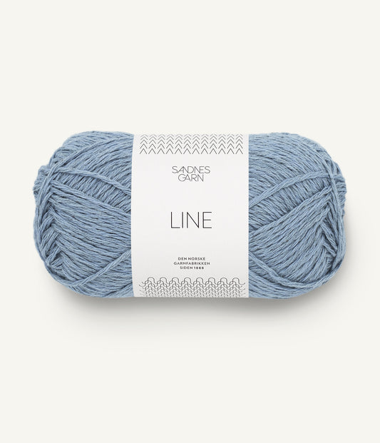 Line cotton-linen-viscose mix yarn