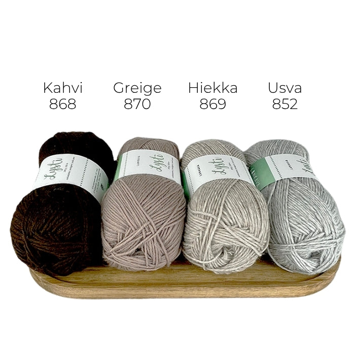 Lankava Lysti brown shades