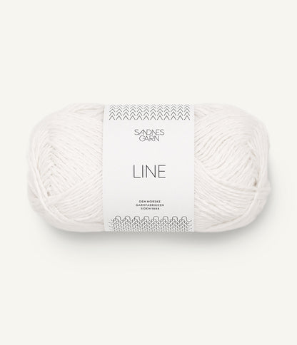 Line cotton-linen-viscose mix yarn