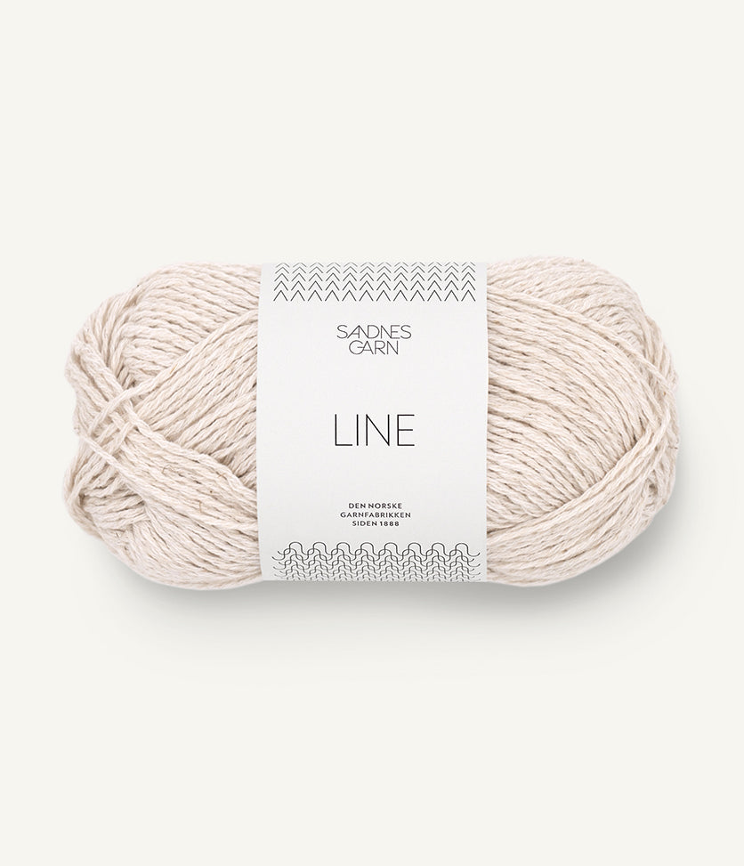 Line cotton-linen-viscose mix yarn
