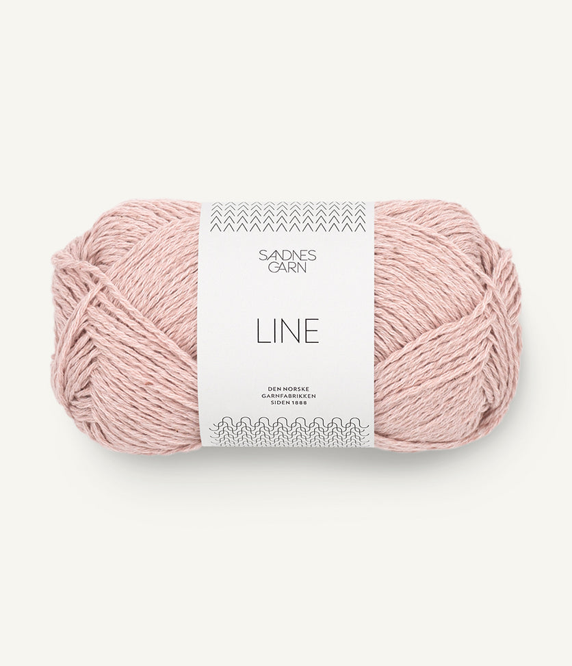 Line cotton-linen-viscose mix yarn