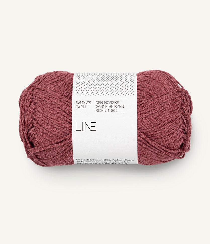 Line cotton-linen-viscose mix yarn