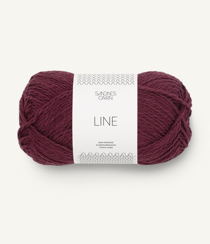 Line cotton-linen-viscose mix yarn