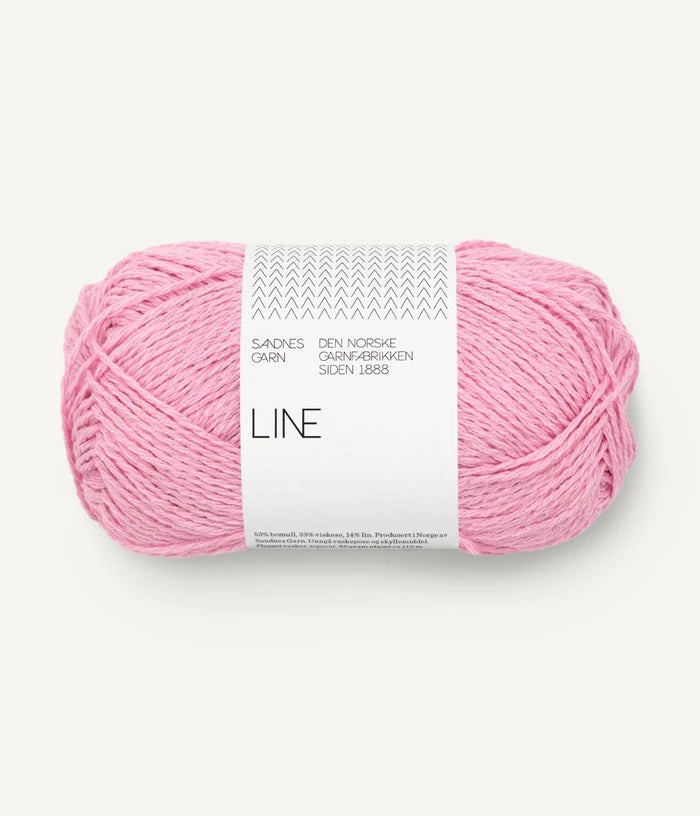 Line cotton-linen-viscose mix yarn