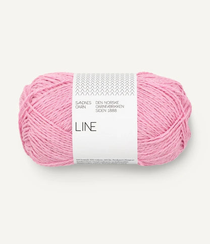 Line cotton-linen-viscose mix yarn