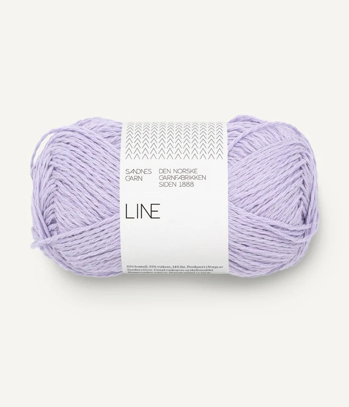 Line cotton-linen-viscose mix yarn