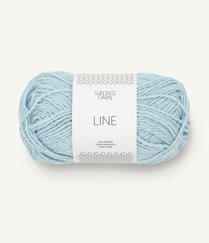 Line cotton-linen-viscose mix yarn