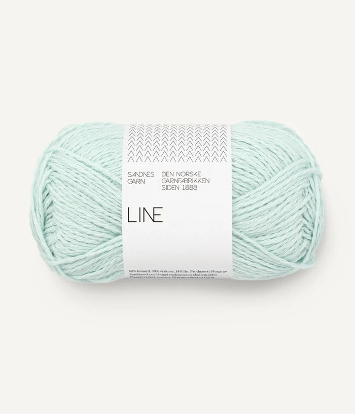 Line cotton-linen-viscose mix yarn