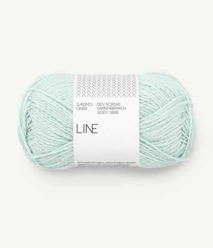 Line cotton-linen-viscose mix yarn
