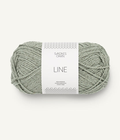 Line cotton-linen-viscose mix yarn