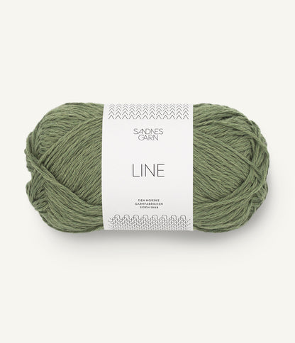 Line cotton-linen-viscose mix yarn