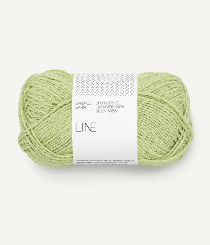 Line cotton-linen-viscose mix yarn