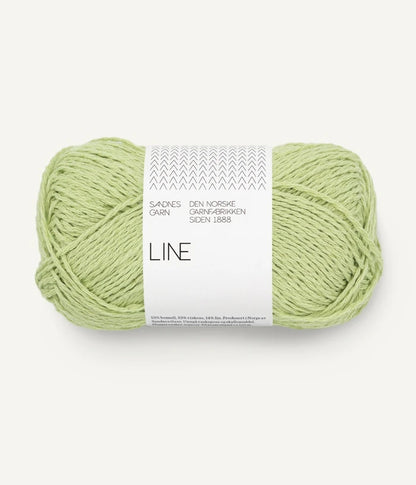 Line cotton-linen-viscose mix yarn