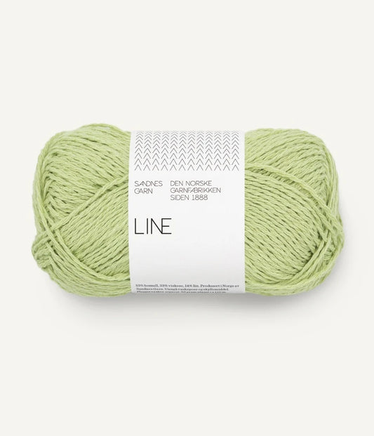 Line cotton-linen-viscose mix yarn