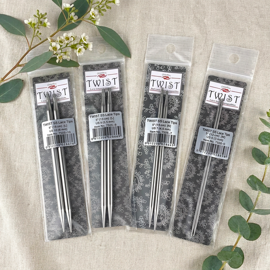 Twist Lace - interchangeable heads for circular needles