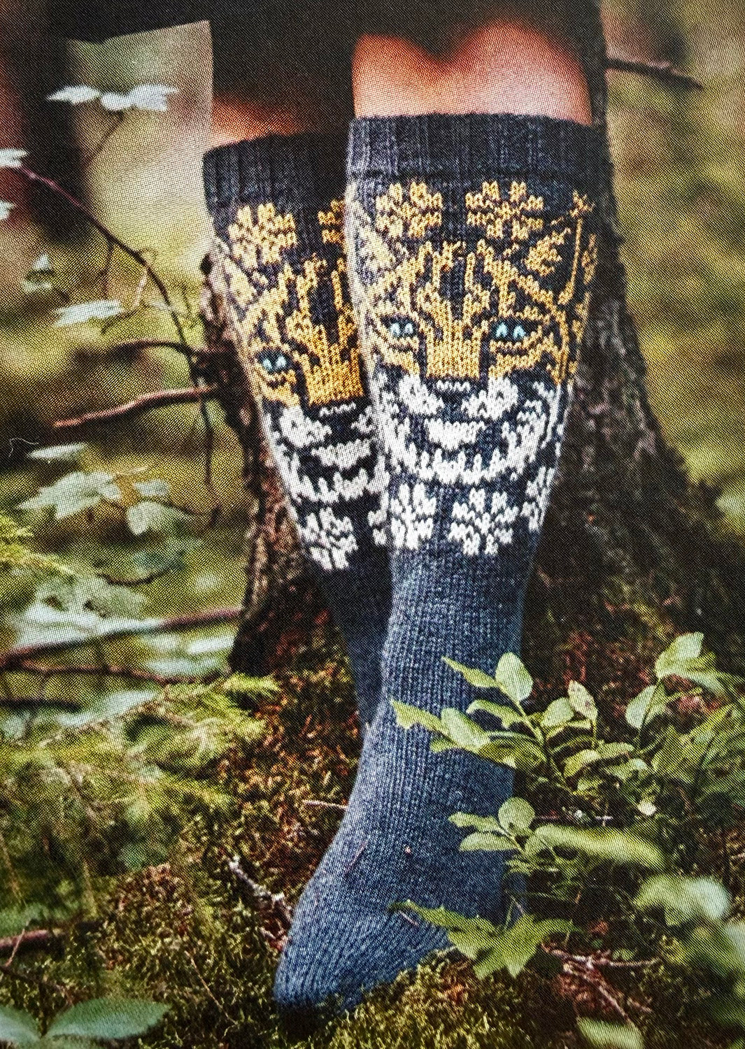 Nordic Animal Socks -pattern book