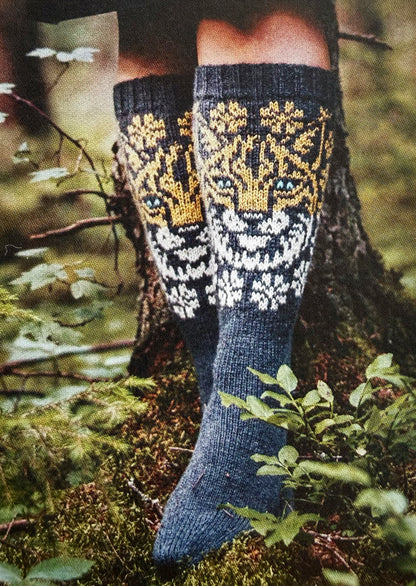Nordic Animal Socks -pattern book