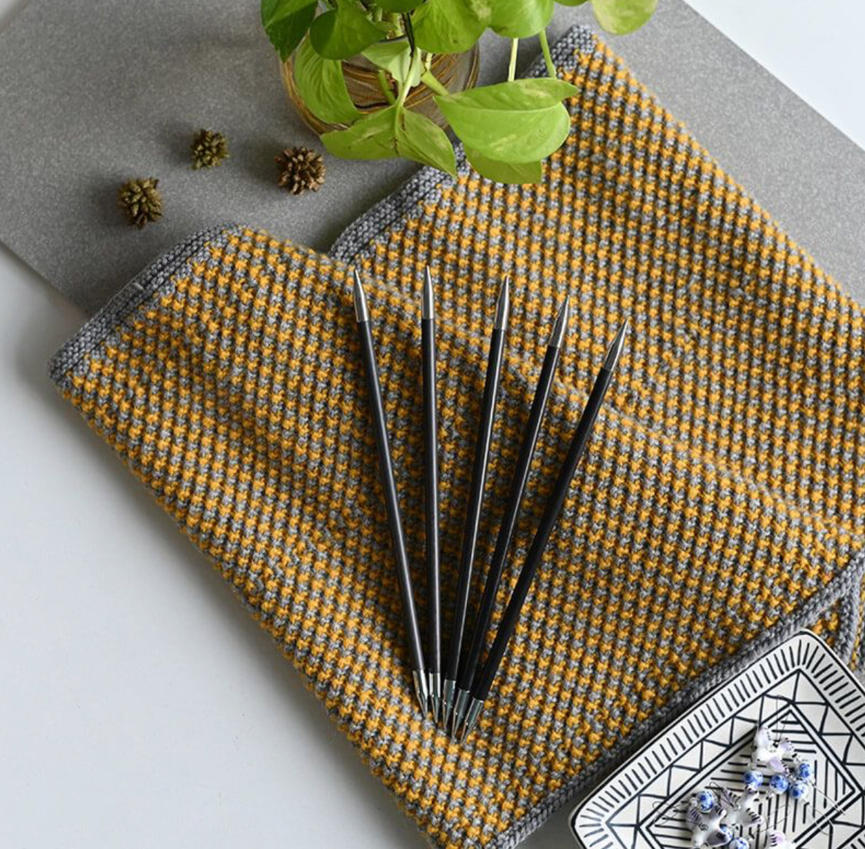 Karbonz double-pointed needles 20 cm