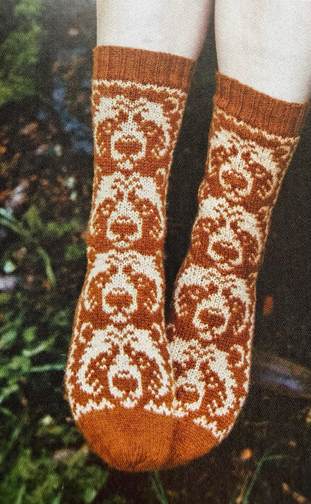 Nordic Animal Socks -pattern book