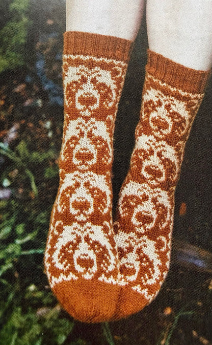 Nordic Animal Socks -pattern book