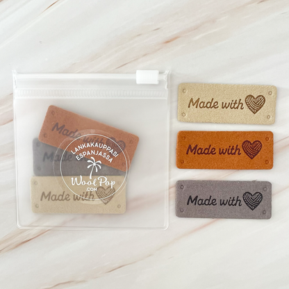 Nahkamerkki Made With Love