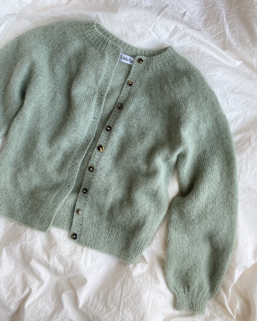 Novice Cardigan, mohair edition