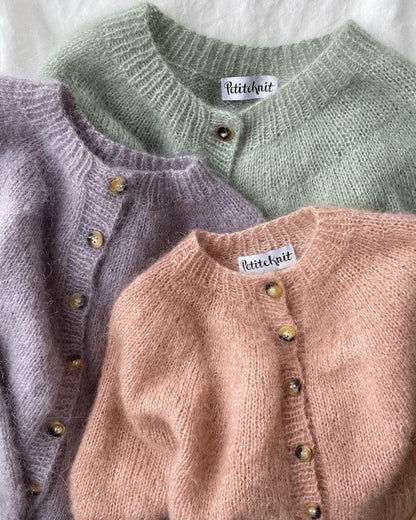 Novice Cardigan, mohair edition