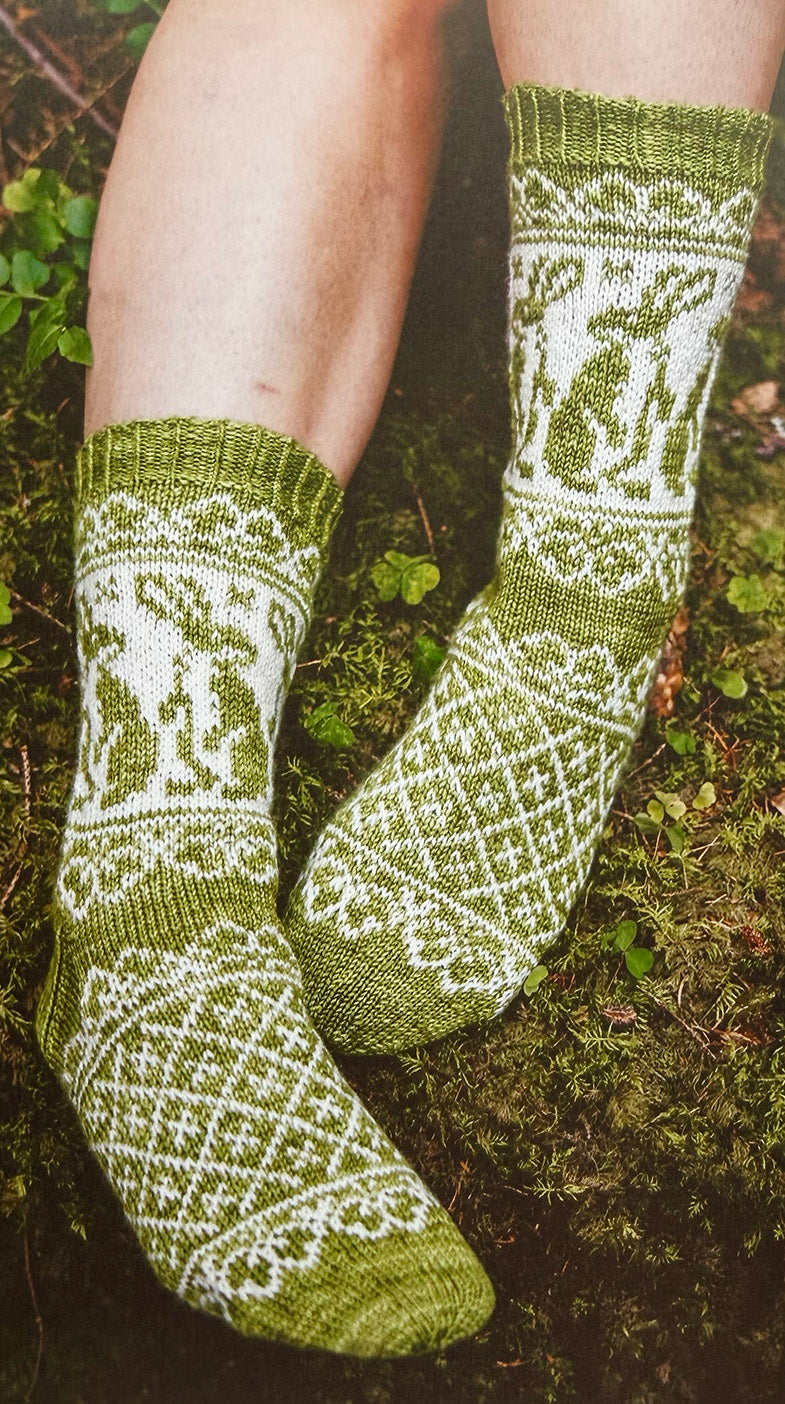 Nordic Animal Socks -pattern book