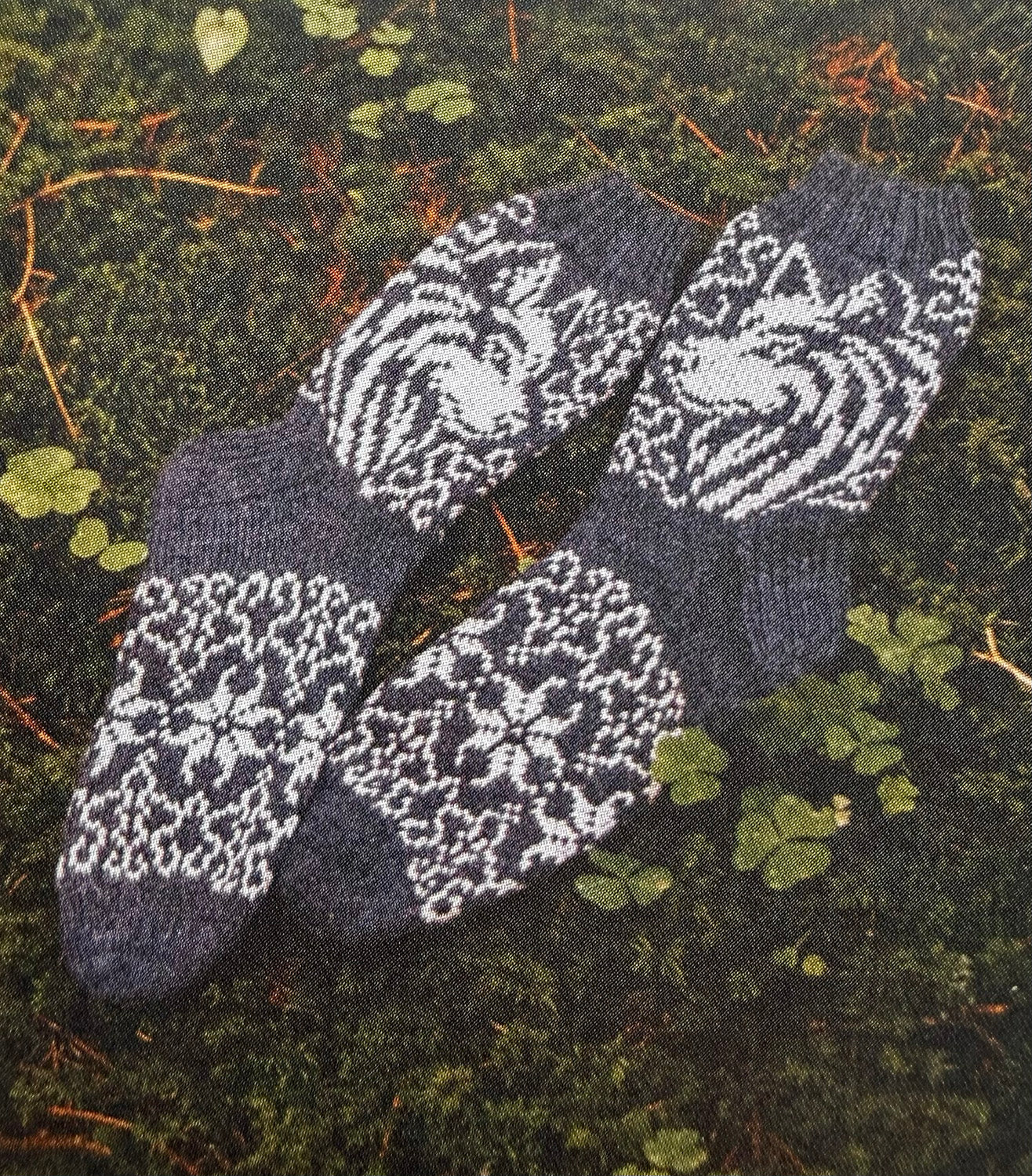 Nordic Animal Socks -pattern book