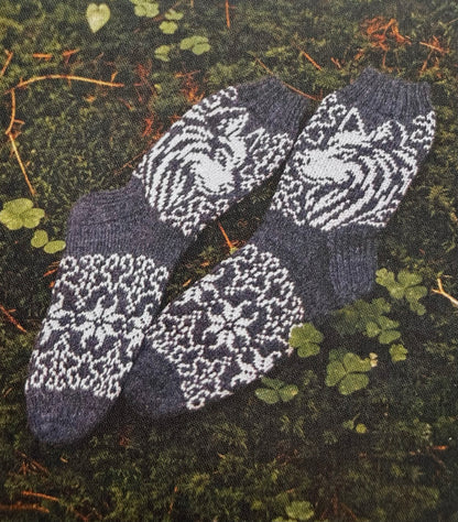 Nordic Animal Socks -pattern book