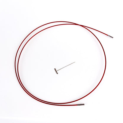Twist Red - interchangeable cable for circular needles